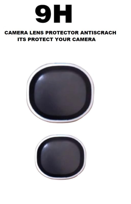 ZARALA Camera Lens Frame Glass Compatible with Vivo Y400 Pro 5G Tempered Glass Aluminum Alloy Frame Individual Camera Lens Protector Cover (Y400 Pro 5G, Silver) - Image 2