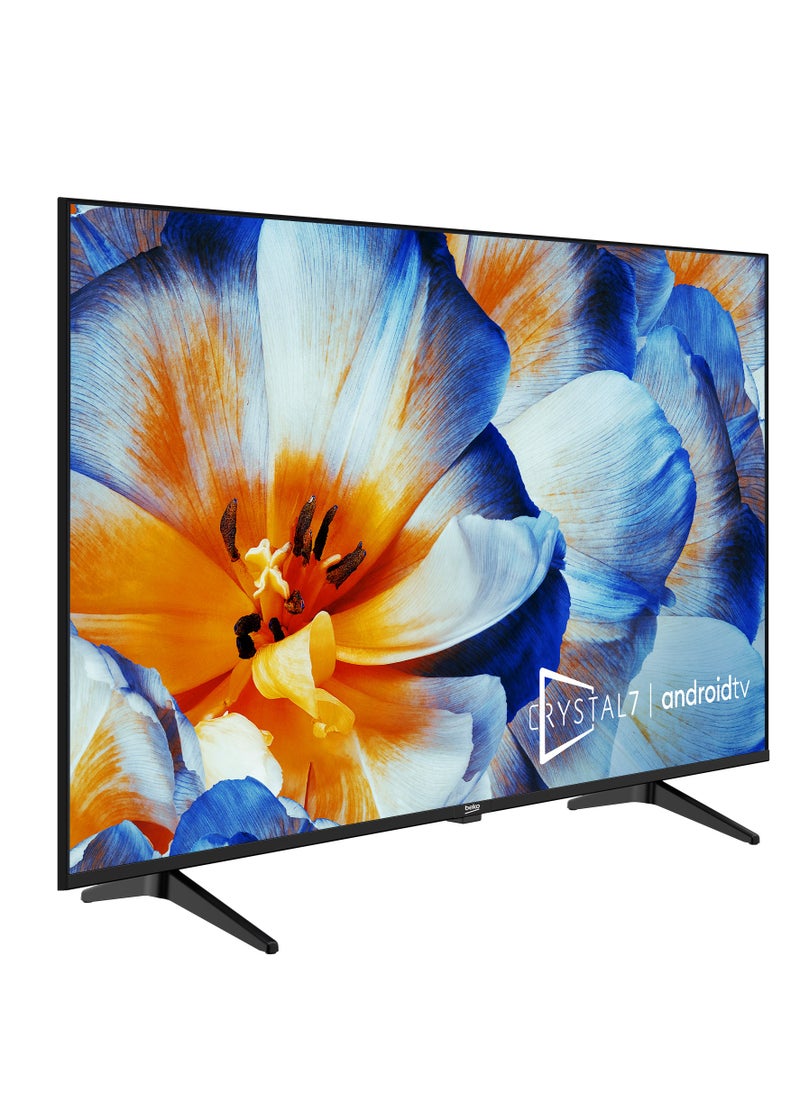 Beko - Ultra HD 43 Inch Crystal 7 Smart TV - Quad Core Processor - Android OS - Google Apps - WiFi - Active HDR - Micro Dimming - Dolby Technology (Audio & Picture) - Image 1