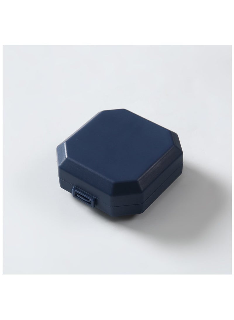 ارواق حقيبة صغيرة محمولة لتنظيم حبوب الدواء تحتوي على 6 مقصورة شبكية للسفر - Image 1