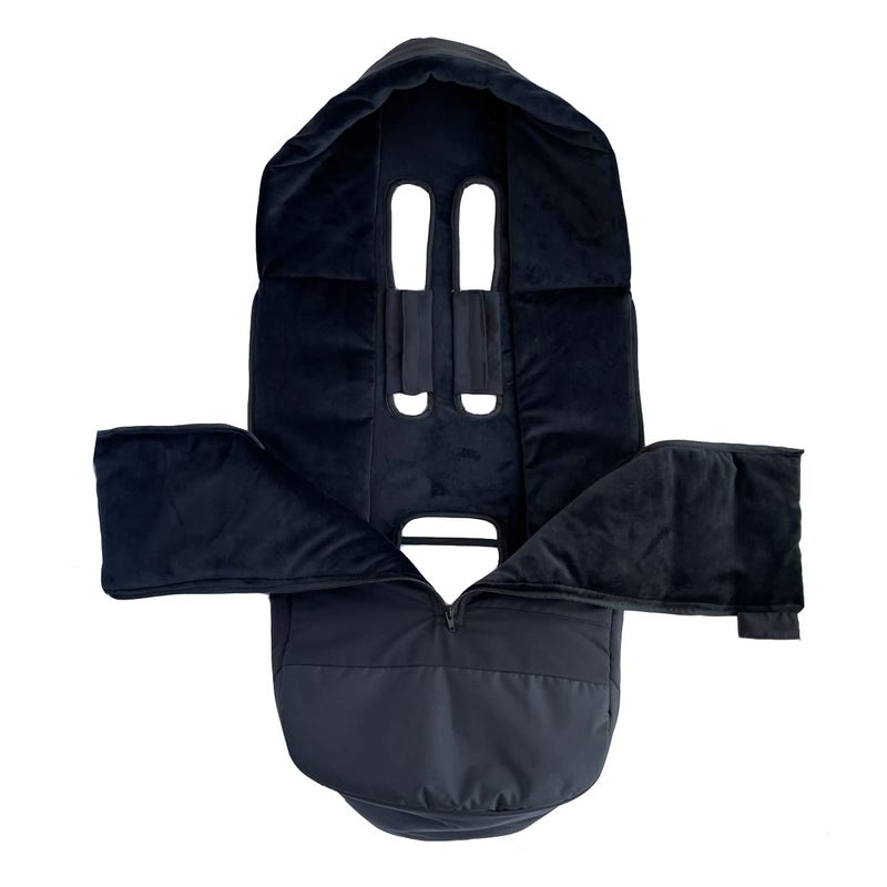 AICTIMO Universal Stroller Accessories Footmuff Compatible with Doona Car Seat & Strollers, Waterproof Warm Bunting Bag Suitable for 95% Car Seat and Strollers - Image 3