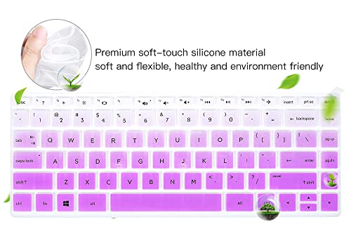 imComor Keyboard Cover for HP Laptop 14/HP Pavilion 14-dq 14-fq 14-dk 14m-dh 14-cd/ce/cf 14-cf0006dx/cf0012dx 14-dq0052dx 14-dq5043cl 14-dq2078wm 14-dq0055dx 14-dq0002dx dq0057nr 14-fq0040nr/fq0050nr, Purple - Image 5