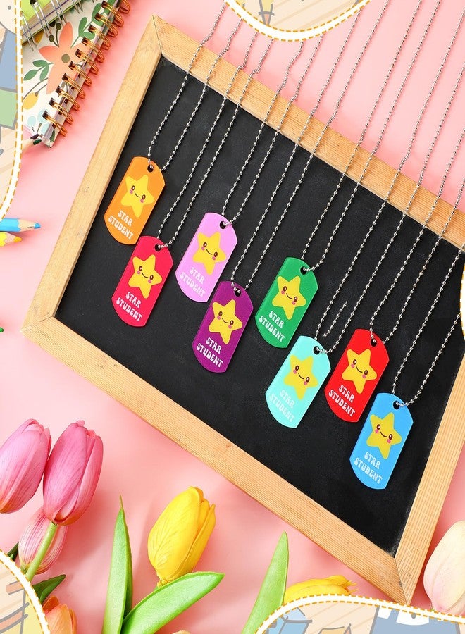 Dansydaisy 64 Pcs Student Incentives Acrylic Star Student Dog with Chains Recognition Tag Education Awards Prizes Bulk for School Classroom Reward Teacher Supplies, 8 Styles - Image 4