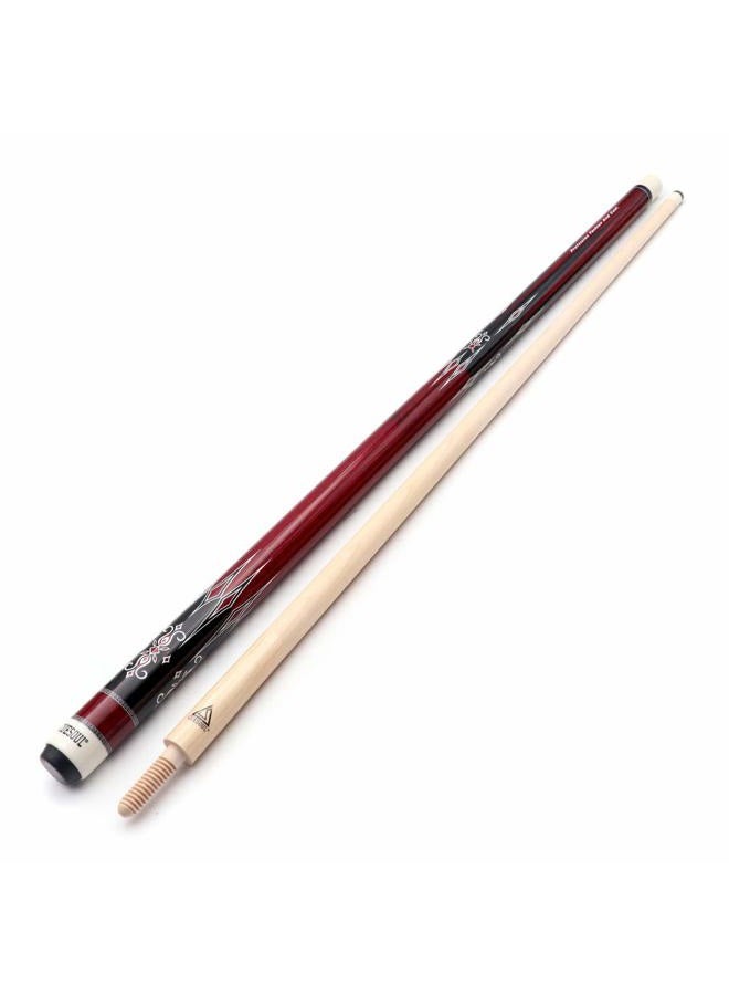 CUESOUL 3 Cushion Carom Billiard Cue Red 56inch Weight 18oz,Wooden Joint System - Image 2