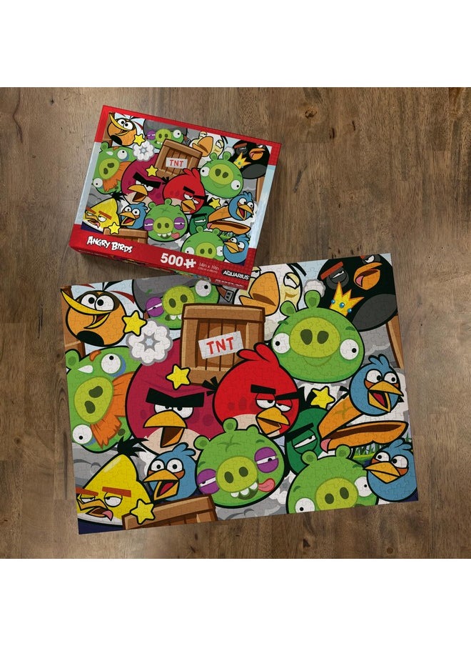 Aquarius Angry Birds 500Pc Puzzle (500 Piece Jigsaw Puzzle) - Glare Free - Precision Fit - Officially Licensed Angry Birds Merchandise & Collectibles - 14X19 Inches  - Image 3