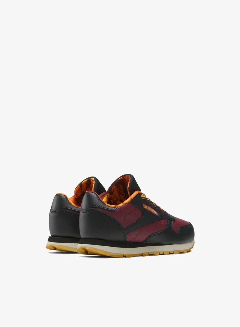 Reebok Black/Pure Grey 7 Reebok Harry Potter Gryffindor Classic Leather Kid's Unisex Shoes - Preschool  | Best Price UAE