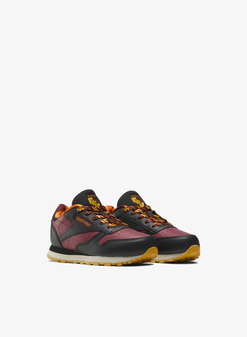 Reebok Black/Pure Grey 7 Reebok Harry Potter Gryffindor Classic Leather Kid's Unisex Shoes - Preschool  | Best Price UAE
