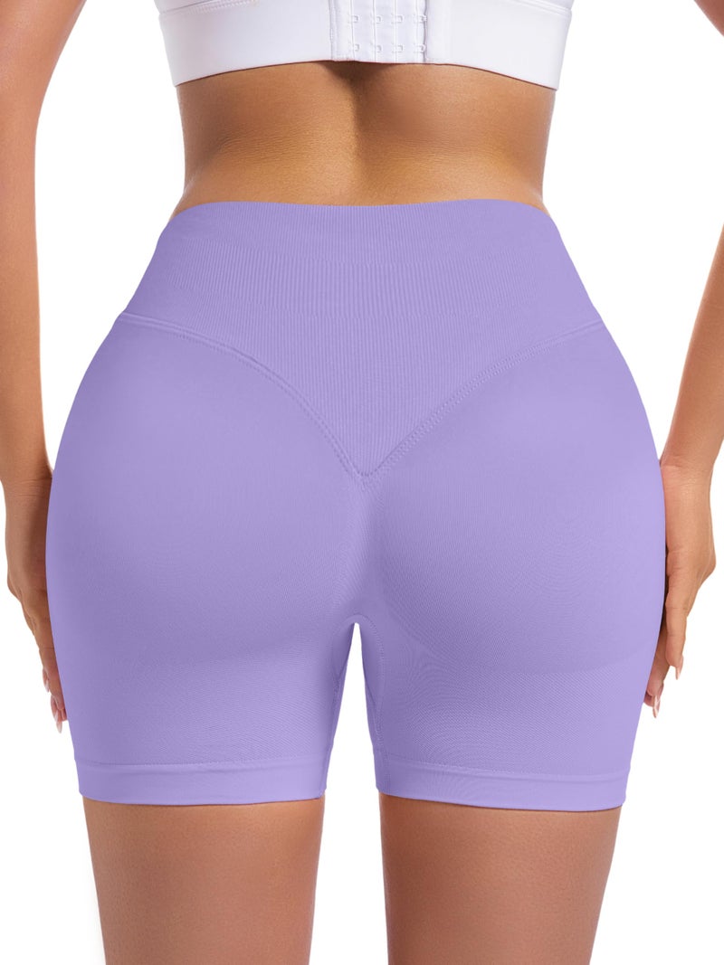 OVESPORT 3 Pack Seamless Women Workout Shorts Scrunch Butt Lifting Gym Booty Biker Shorts - Image 5