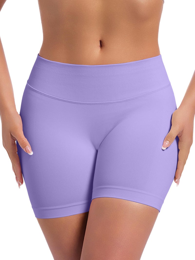 OVESPORT 3 Pack Seamless Women Workout Shorts Scrunch Butt Lifting Gym Booty Biker Shorts - Image 3