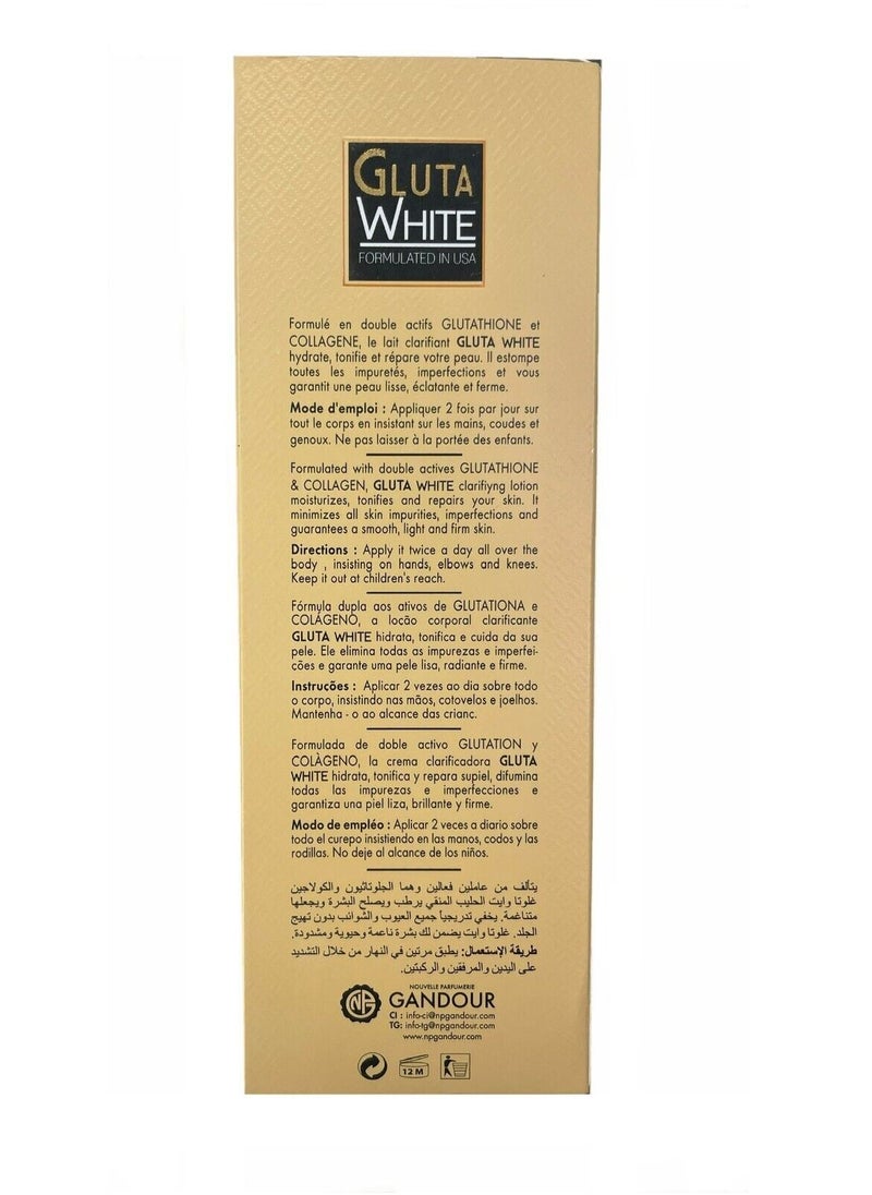 Gluta White - Glutathione & Collagen Whitening Body Lotion 500ml - Image 1