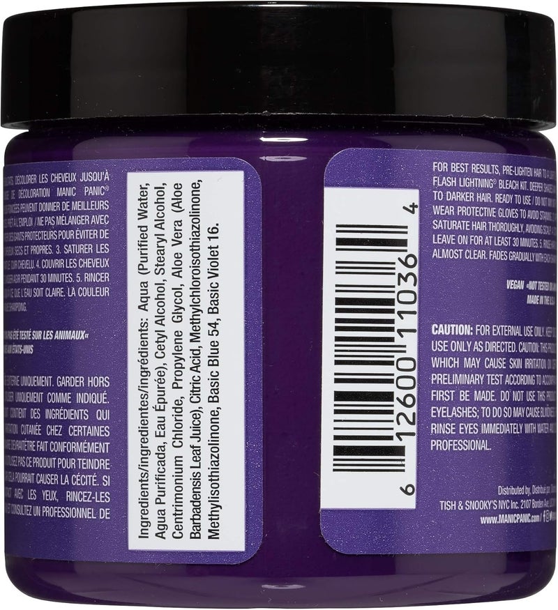 Manic Panic Electric Amethyst Semi-Permanent Hair Color Cream - 4 oz - Image 2