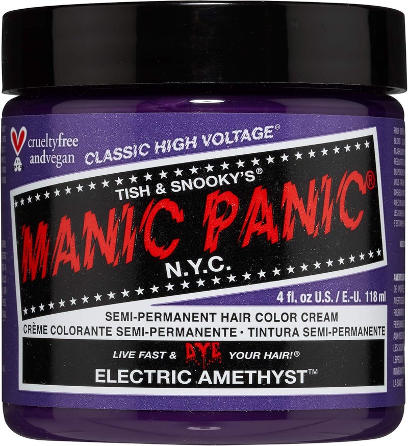 Manic Panic Electric Amethyst Semi-Permanent Hair Color Cream - 4 oz - Image 1