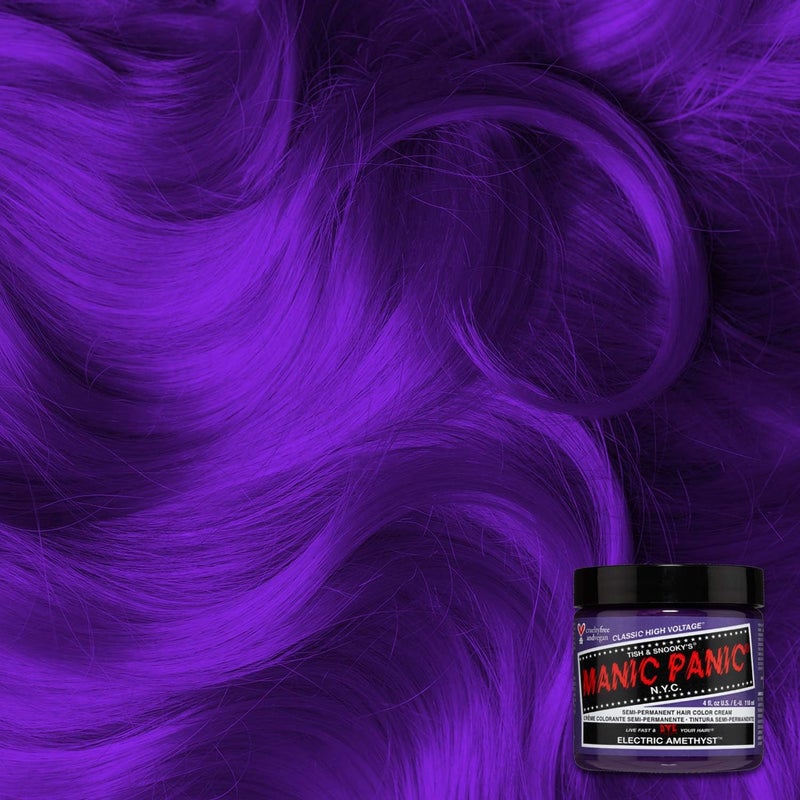 Manic Panic Electric Amethyst Semi-Permanent Hair Color Cream - 4 oz - Image 4
