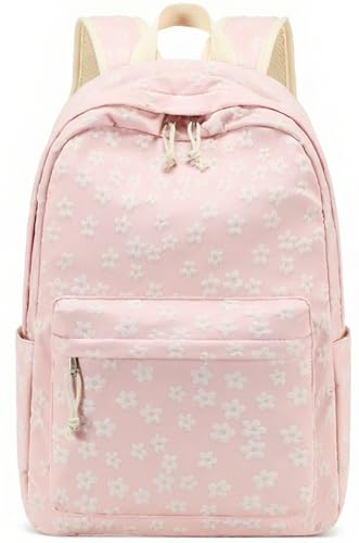 LEDAOU School Backpack Teen Girls Lightweight Bookbag Elementary Middle School Backpacks College Laptop Bag Travel Daypack - Image 1