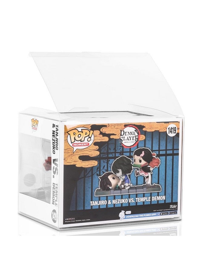 baskiss Baskiss 6 Pack Protector Case for Funko Pop Moments, Ultra Thick 0.5mm Clear Pop Case, Crystal Clear Heavy Duty Display Box with Locking Tab, Scratch-Resistant (6)  - Image 4