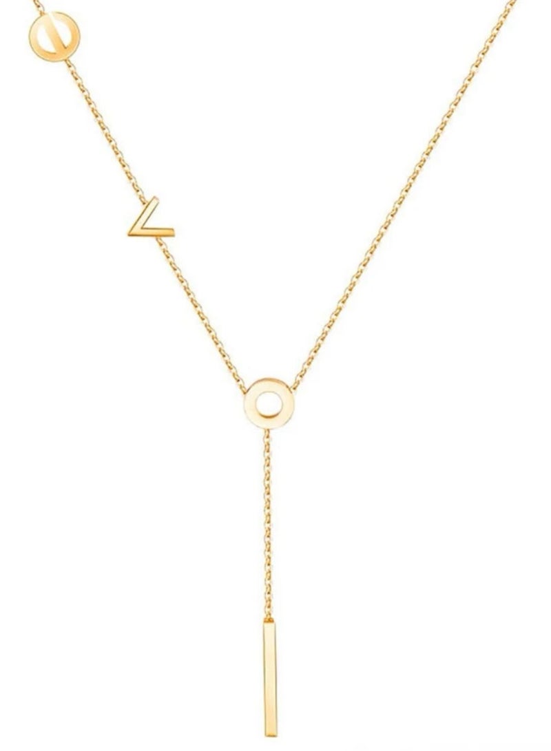 sixtyfour Luxury & Elegant Gold Plated Stainless Steel Necklace For Women - Image 5