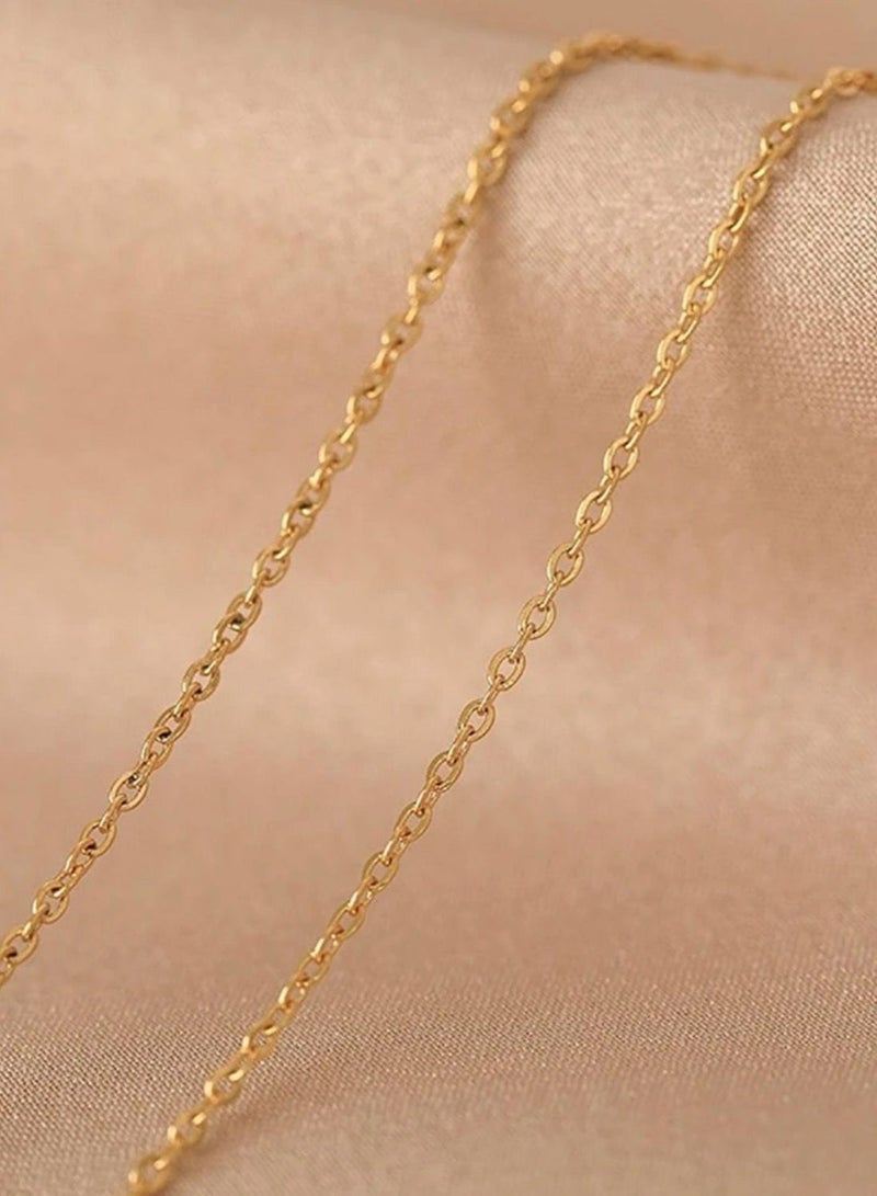 sixtyfour Luxury & Elegant Gold Plated Stainless Steel Necklace For Women - Image 4