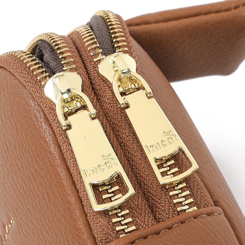 INICAT Small Sling Bag for Women Everyday & Travel Crossbody Bags Lightweight Cross Body Purses Vegan Leather(Brown) - Image 5