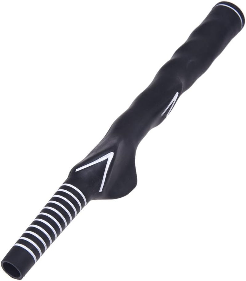 TRADERPLUS Right-Handed Golf Swing Training Grip Trainer, Black - Image 1
