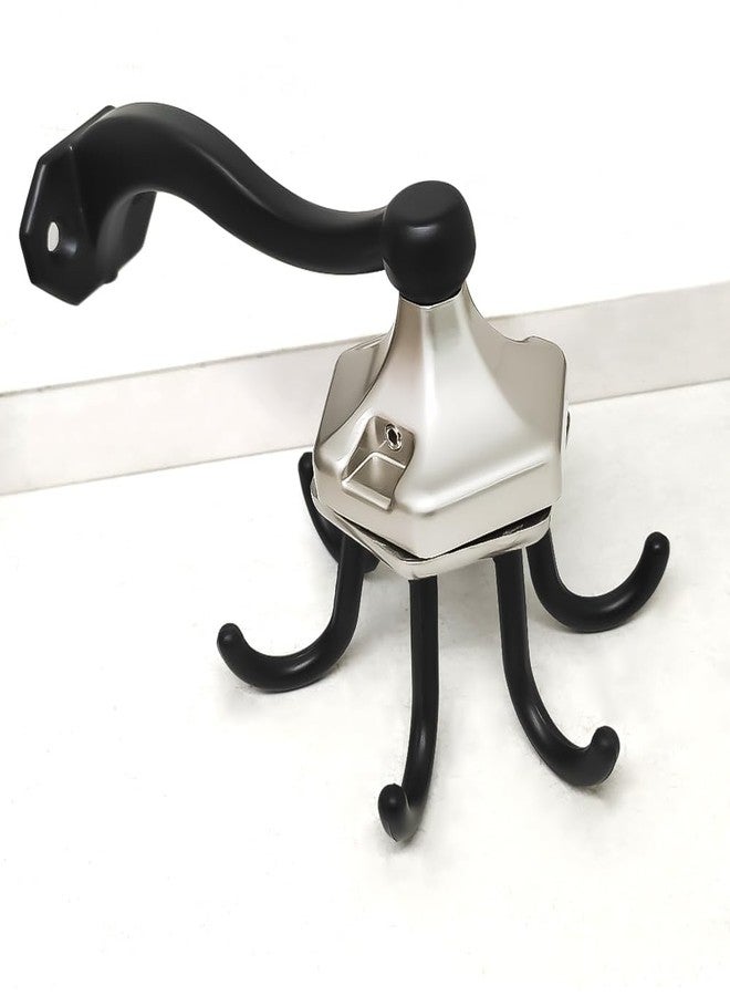 VOLO Premium Home Keys Metal Key Holder, Rotating Type, Jhummar Style - 6 Hook - Decorative Items for Home Decor, Key Holder for Home, Keychain Hangers (Jhummar- Black Chrome, 1) - Image 4