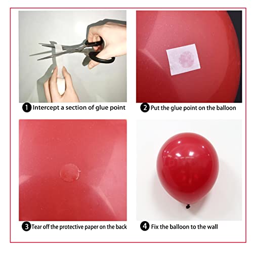 COLOGO 5000 PCS Glue Point Clear Balloon Glue Removable Adhesive Dots, 50 Rolls Double Sided Dots of Glue Tape for Scrapbook, Party, Wedding, Balloons Decoration - Image 3