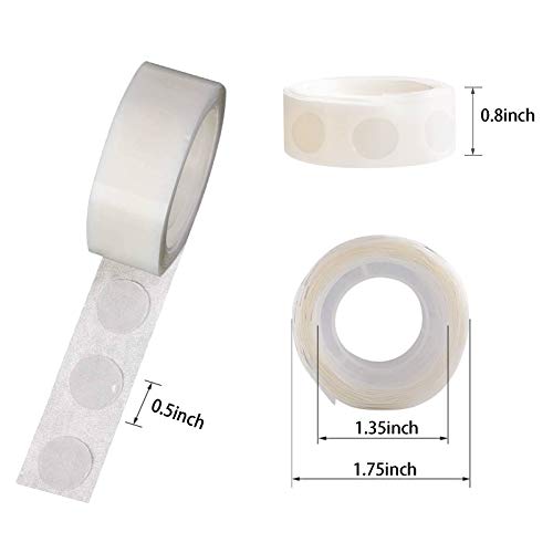 COLOGO 5000 PCS Glue Point Clear Balloon Glue Removable Adhesive Dots, 50 Rolls Double Sided Dots of Glue Tape for Scrapbook, Party, Wedding, Balloons Decoration - Image 2