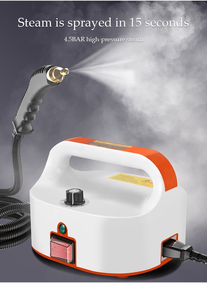 DUNISO Portable Handheld Steam Cleaner, Multifunctional High Temperature Pressurized Steam Cleaner，With Brush Head, Six Gears Can Be Adjusted，Anti Dry Burning Protection, Suitable For Kitchen, Air Conditioning, Refrigerator, Bathroom, Furniture  - Image 5