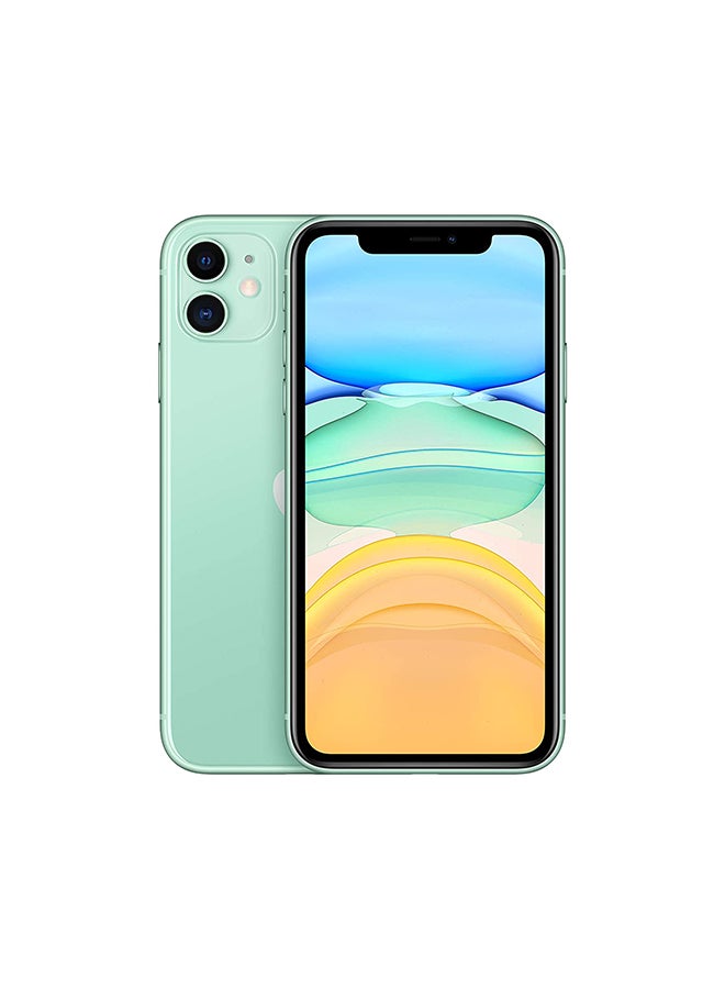 ابل  آيفون 11 مع فيس تايم بلون أخضر وذاكرة 128 جيجابايت ويدعم تقنية 4G LTE - Image 1