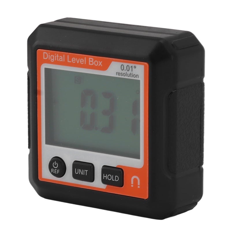 Digital Level Box Electronic Angle Finder Protractor 4x90 Degrees Red and White with Magnetic Base Data Lock Slope Conversion - Image 3
