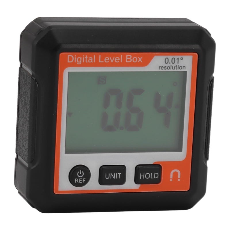 Digital Level Box Electronic Angle Finder Protractor 4x90 Degrees Red and White with Magnetic Base Data Lock Slope Conversion - Image 5