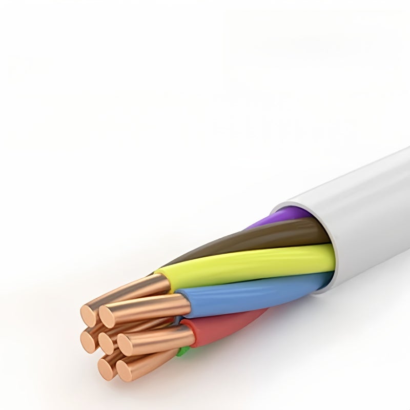 6 في 1 كابل شحن متعدد من USB إلى Type C مع 6 منافذ لمقسم USB C 5V 2A أبيض - Image 5