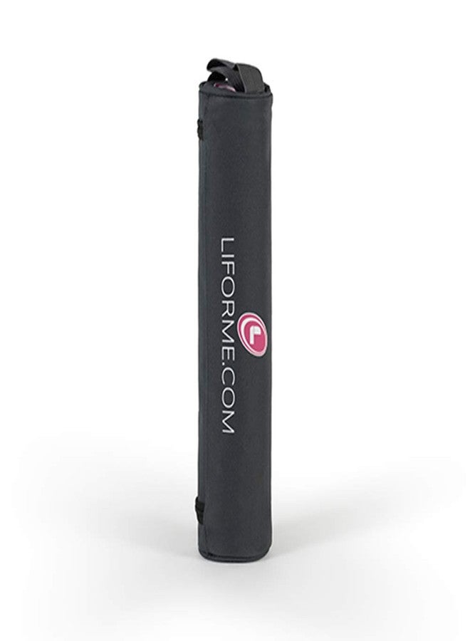 Liforme Yoga Pad - Eco-Friendly and Non Slip Yoga Knee Pad, Elbows and Hands - Biodegradable & Warrior-Like Grip Yoga Mat with the Unique Alignment System - Pink - Image 5