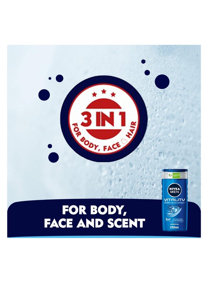 نيفيا جل استحمام فايتاليتي فريش 250ملليلتر - Image 3