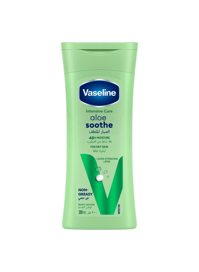 VASELINE Intensive Care Body Lotion, Aloe Soothe, 200ml