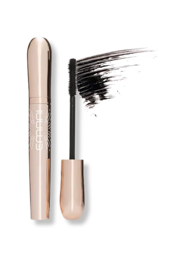 Emani New Healthy Lash Mascara - Best Black Smudge Proof Eyelash Makeup for Length and Volume, 1093 Midnight - Image 1