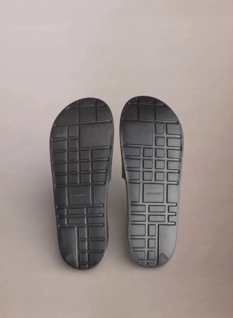 Calvin Klein Ck Navy/Black Nemo - Contoured Logo Sliders for Men | Best Price UAE