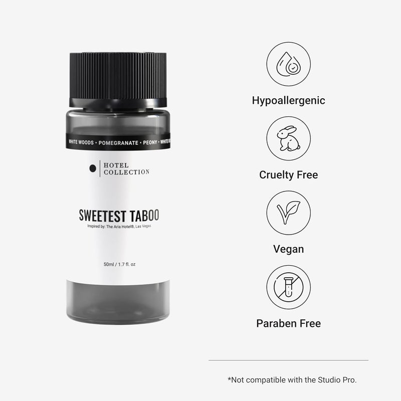AROMA360 Hotel Collection - Sweetest Taboo Essential Oil Scent - Luxury Hotel Inspired Aromatherapy Scent Diffuser Oil - Decadent Citrus, Juicy Berries, & Floral Peony - for Essential Oil Diffusers - 50mL - Image 1