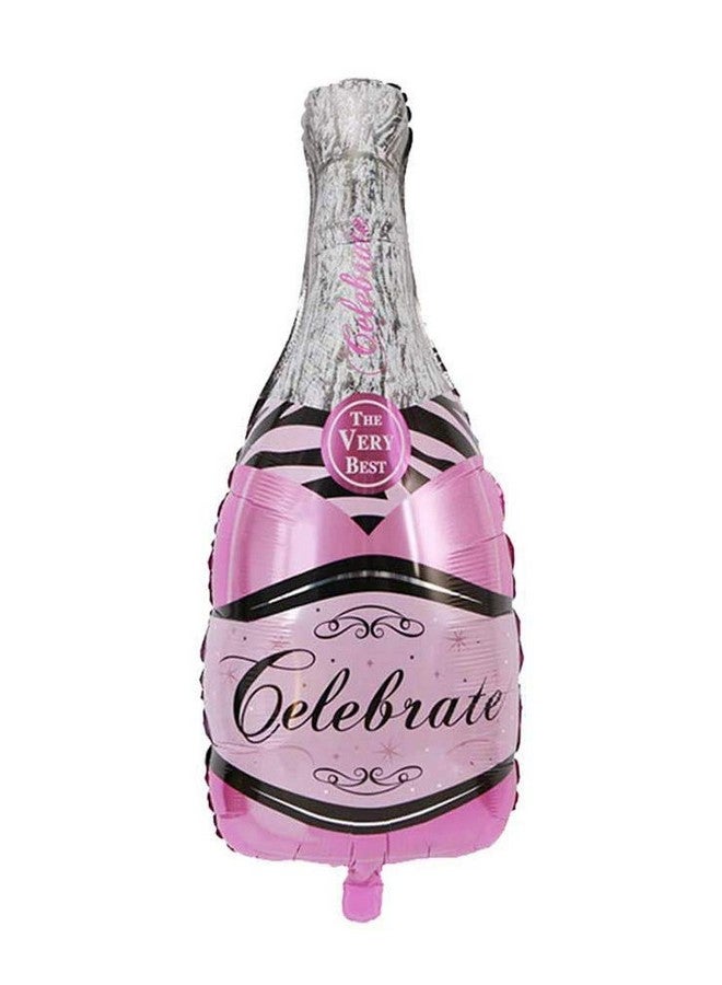 SOI Pink Champagne Bottle Balloon Garland Arch Kit | Big Pink Champagne Bottles Party Favors | Pink Champagne Bottle Balloon(Pack of 1)