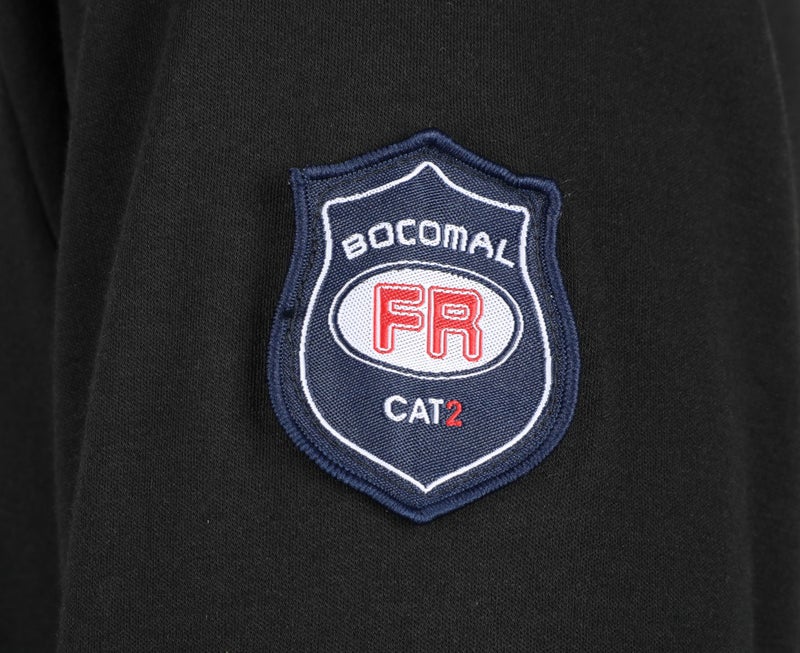 BOCOMAL FR Shirts Lightweight Classic Crew Long Sleeve Black Fire Resistant Shirt CAT2 - Image 5