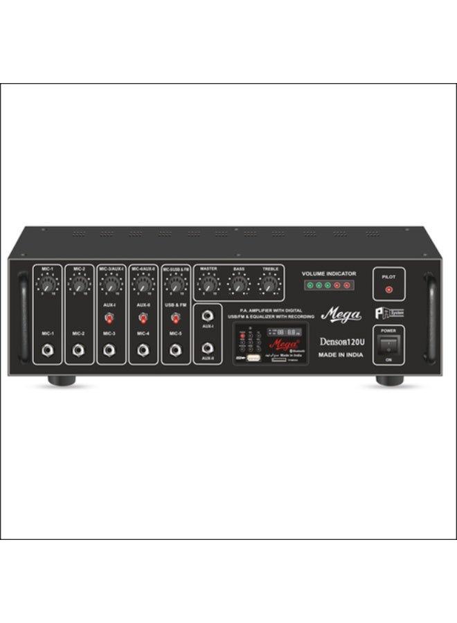 MEGA MIA 120U Heavy-Duty Public Address Amplifier with Multi-Input & 70/100V Output