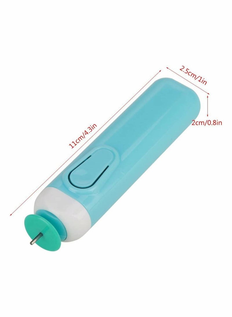 SYOSI أداة تجعيد الورق الكهربائية مع فتحة لتدوير الورق لشرائط عامة وبطاقات ديكور أوسع لتغليف الفنون وزينة المنزل وتصميم الرسم والصناعة - Image 3