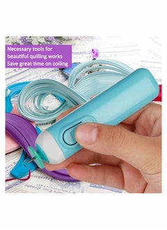 SYOSI Quilling Slotted Tool Paper Rolling Electric Pen for General Strips and Wider Decore Cards Packaging Arts Home Decoration Painting Design Industry  - Image 4