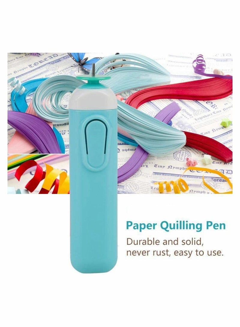 SYOSI أداة تجعيد الورق الكهربائية مع فتحة لتدوير الورق لشرائط عامة وبطاقات ديكور أوسع لتغليف الفنون وزينة المنزل وتصميم الرسم والصناعة - Image 5