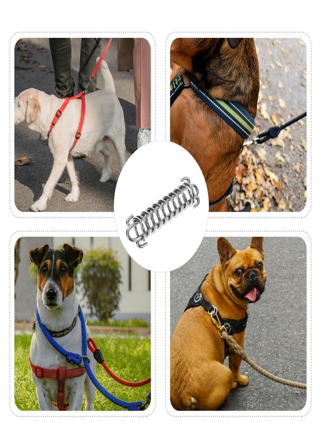 JECOMPRIS Explosion-Proof Dog Leash 304 Stainless Steel Shock Absorbing Spring Buffer Heavy Duty Dog Rope Tie Out for Outdoor Walking - Image 3