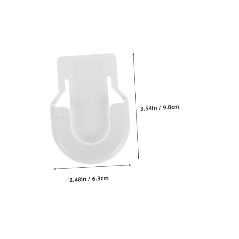 2Pcs Silver Stethoscope Clip Holder For Nurses Doctors Easy Attach Medical Use - Image 3