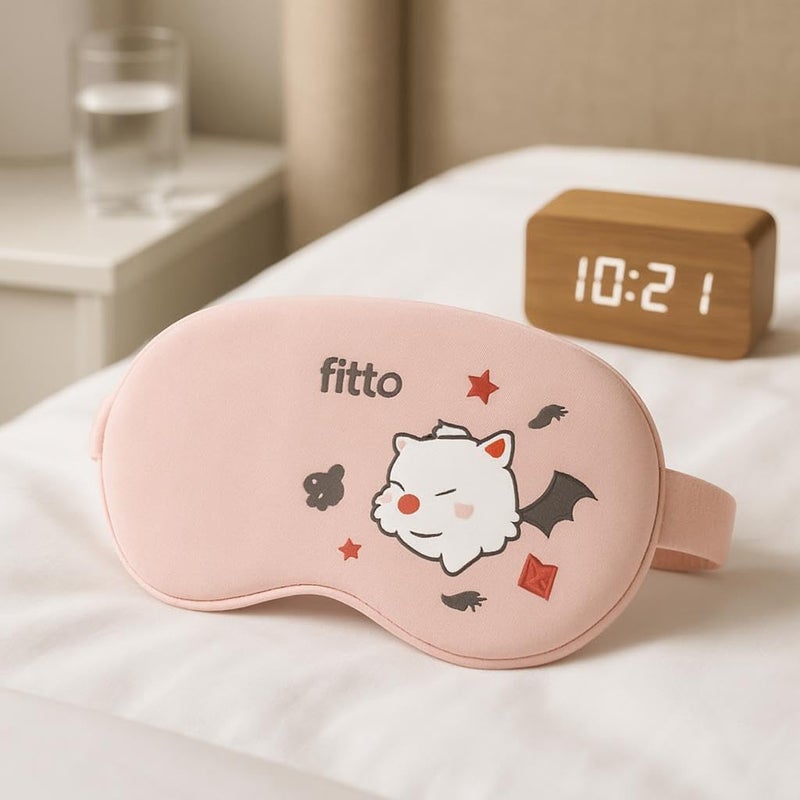 Fitto Night Blindfold Mask - Soft and Breathable Sleep Mask in Pink - Image 2