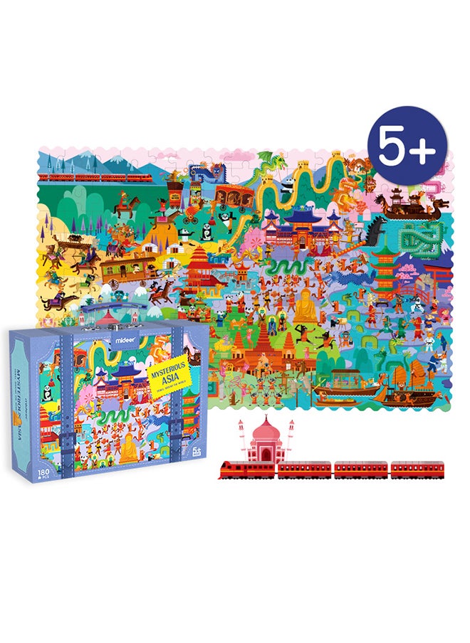 Travel Around the World Puzzle - Asia