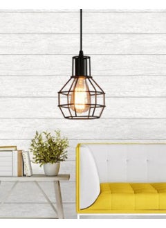 Etsylight Zara One Black Entrance, Hallway, Pendant Chandelier  - Image 1