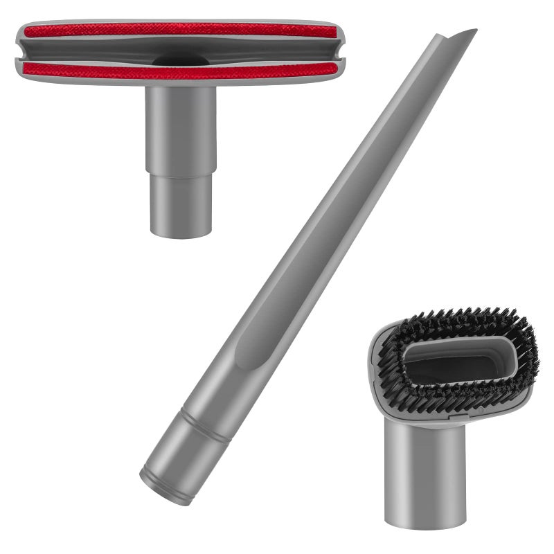 Crevice Tool and Dust Brush Upholstery Tool Compatible with Shark Navigator LiftAway Vacuum Cleaner Models NV350 NV351 NV352 NV355 NV356E NV357 NV360 NV370 UV440 Compare to Part No112FFJ