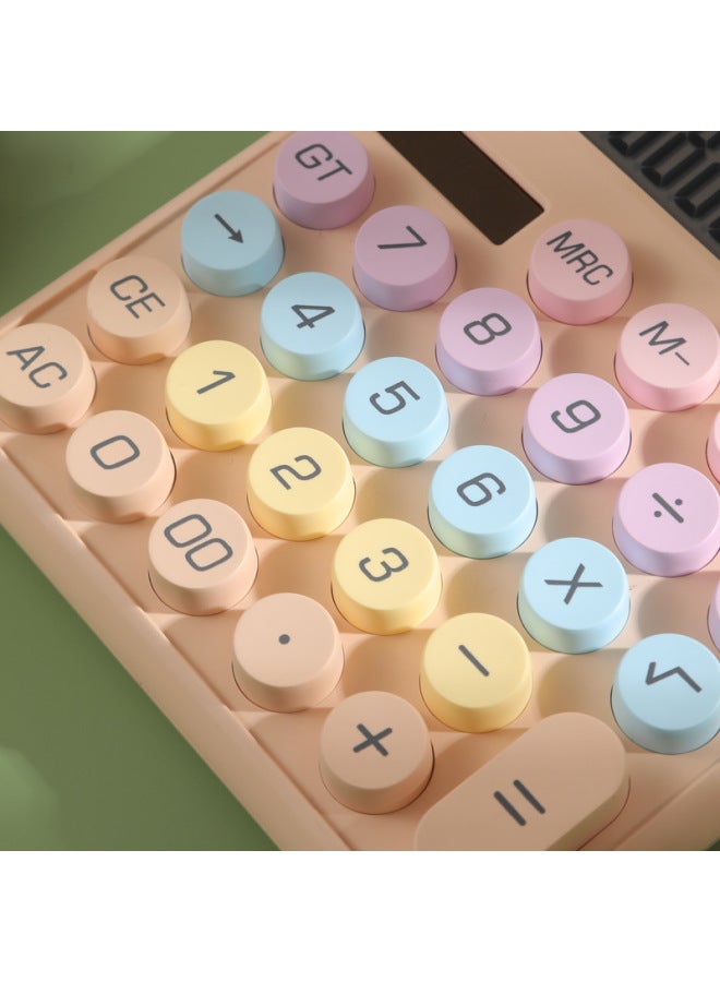 Large Button Calculator Dual Power Accounting 12-bit Voice Computer Real Pronunciation Financial Office Supplies - Image 4