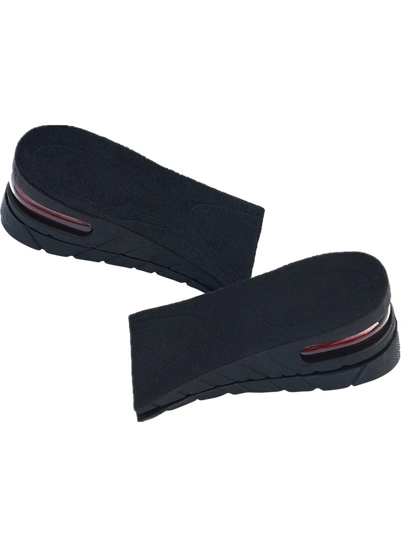 KITCHENOO Height Increase Insoles 4-Layer Air up Shoe Lifts Elevator Shoes Insole -7.5 cm (3 inches) Heels Lift Inserts for Men and Women - Image 1